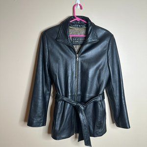 Medium Women's Real Leather Lined Jacket